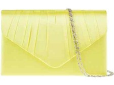 Women's Satin Pleated Clutch