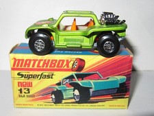 MATCHBOX SUPERFAST No.13 BAJA BUGGY 'BLACK EXHAUSTS' MIB MINT / BOXED