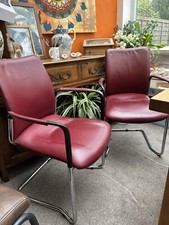 Arsenal Emirates  Memorabilia Executive Box  Leather Chairs Pair Genuine LAST 2