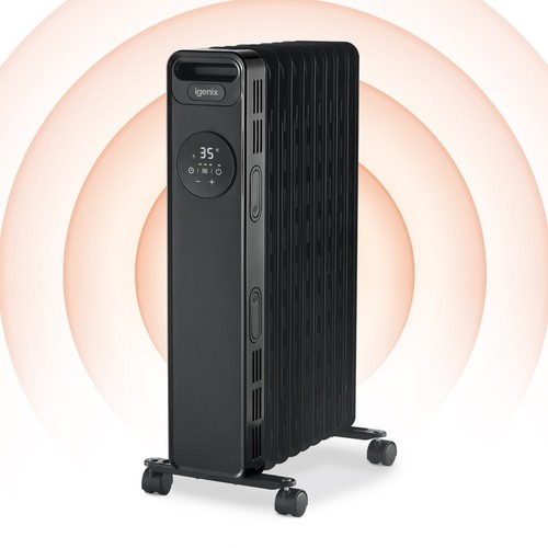 Digital oil filled radiator - filled,