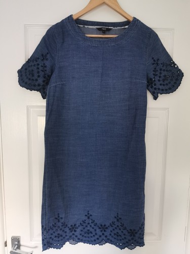 Next blue denim - dress, uk