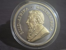  SILVER KRUGERRAND WITH BLACK