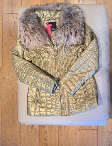 Lady golden coat jacket - golden,