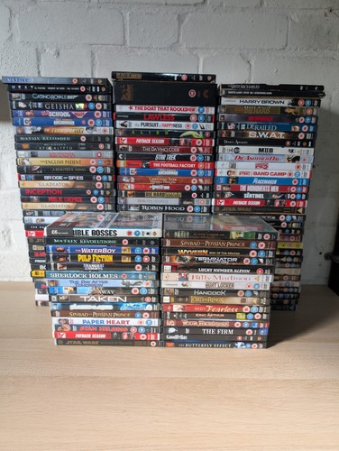 120 film dvd job lot - film,