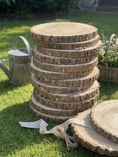 Large Natural Wood Log Slices