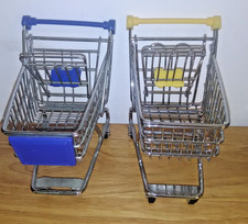 2 X DESK TIDY METAL SHOPPER