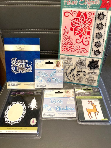 Job lot christmas dies - lot,