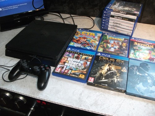 Ps4 slim console 500gb top - ps4,