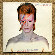 DAVID BOWIE * ALADDIN SANE * FIRST PRESS with FAN CLUB INSERT * Vinyl is EX+
