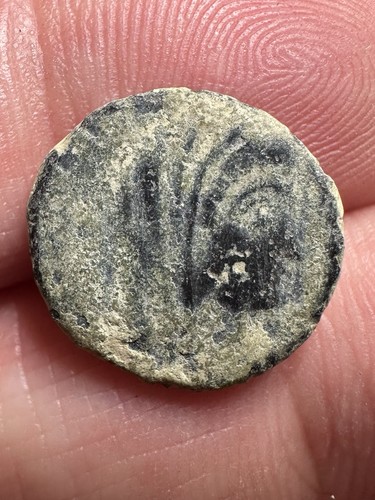 Ancient roman uncleaned coin - ancient,