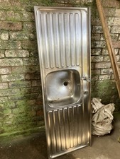 Sink With Double Drainer Stainless Steel Very Good Condition