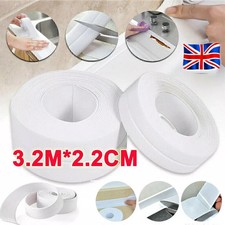 Bath Sealing Strip Self-Adhesive Caulk Strip Tape Toilet Wall Sealing Trim UK