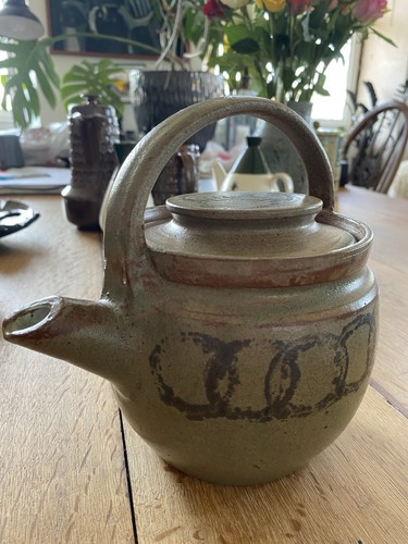Studio pottery teapot - pottery, handmade