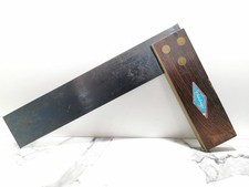 VINTAGE CAMBRIDGE BOXWOOD BRASS 9" TRY SQUARE REF5788