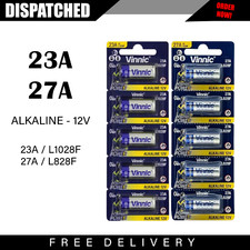 23A , 27A Alkaline 12v Battery 27a, 23a for Remote Control and Small Devices UK