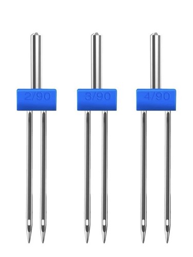 Twin needle set 3pcs - set, stainless