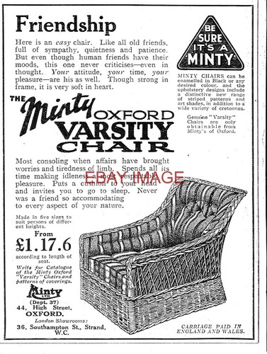 1926 advert minty oxford - 1926,