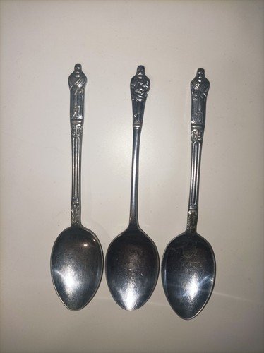 Vintage apostle teaspoons - 3x,