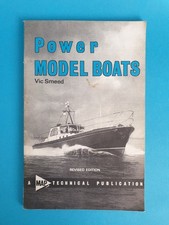 Power Model Boats by Vic Smeed, 1977 Model and Allied Publications, paperback
