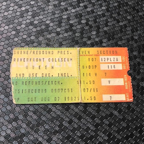 Queen ticket riverfront - ticket,