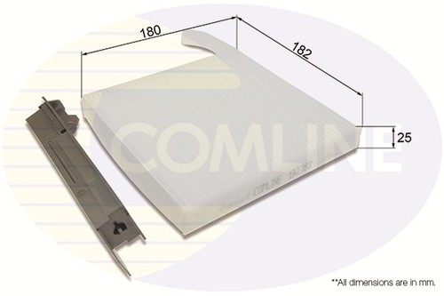 Comline ekf183 filter cabin - ekf183,