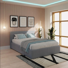 Grey End Lift Ottoman 4ft