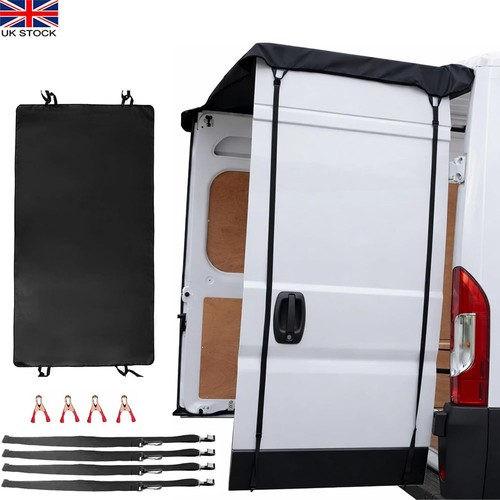 Campervan rear barn - rear, rain