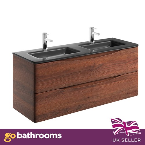 1200mm wall hung double vanity - wall,
