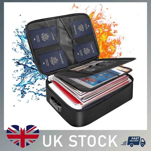 Fireproof document box large - fireproof, box,