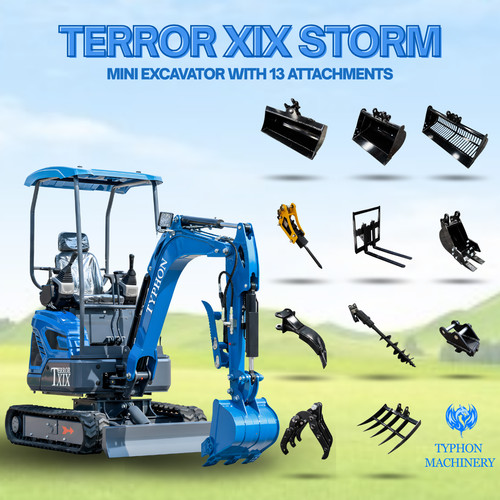 Terror xix mini excavator - terror,