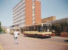 Bus Photo - Blacon buses Chester Bus Exchange Dennis Dart/Plaxton Pointers c1997