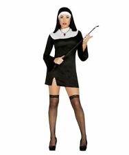 Womens Naughty Nun Sexy Costume Hen Halloween Adult Ladies Fancy Dress Outfit