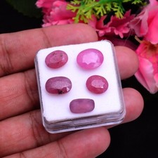 5 Pcs Natural Ruby Stunning