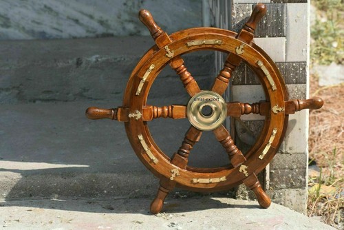 Nautical wooden ship - 18"nautical,