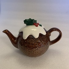 Vintage Price & Kensington Christmas Pudding Teapot - Made in England