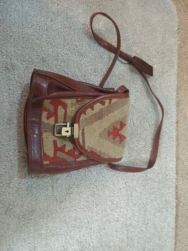 Small turkish kilim handbag - turkish,