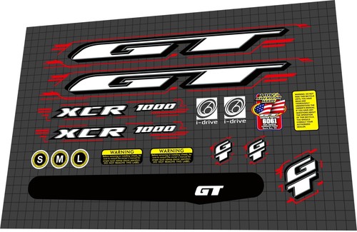 1999 xcr 1000 decal set - 1999,
