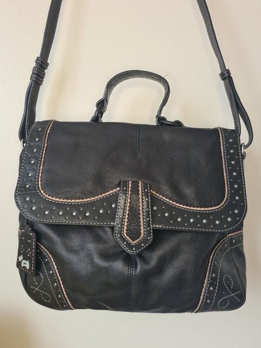 Black leather radley large - black,