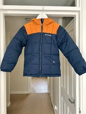 Columbia Unisex Kids Gyroslope Ski Jacket Blue & Brown - Size Small