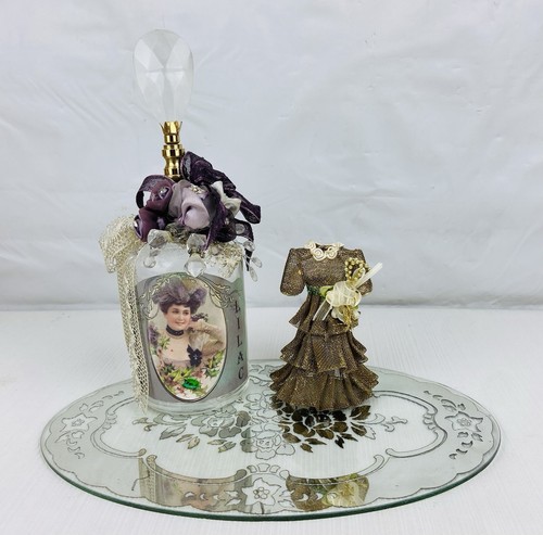 3pc vintage vanity table - 3pc,