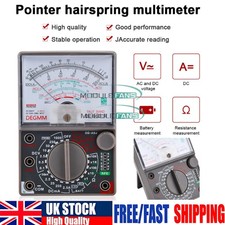 Analog Multimeter OHM Volt DC Current AC/DC Voltage Tester Meter with Test Leads