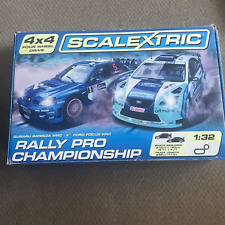 SCALEXTRIC C1196 Rally Pro Championship 4x4 Subaru Impreza V Ford Focus SET LOOK