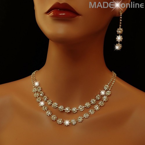 Set silver diamante - set,