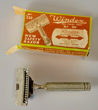 Vintage Windex  Safety Razor  Original Box NO 781001 W1