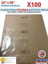 X100 Large Clear Polythene
