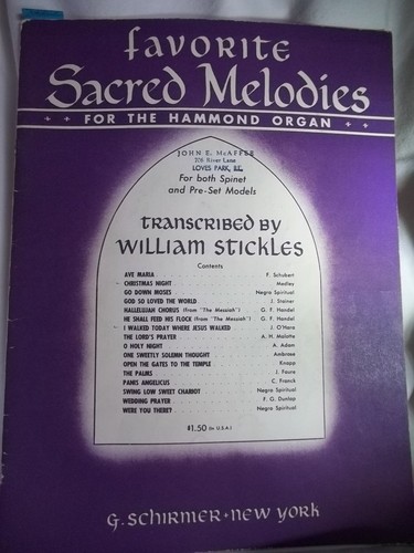Favorite sacred melodies - favorite,