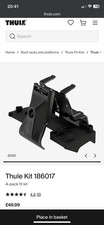 thule roof rack bars fitting