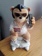Bad Tastte Bears - The King -  Elvis on Toilet - No Box Figure Only VGC