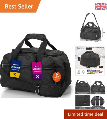 Lightweight black holdall - lightweight,