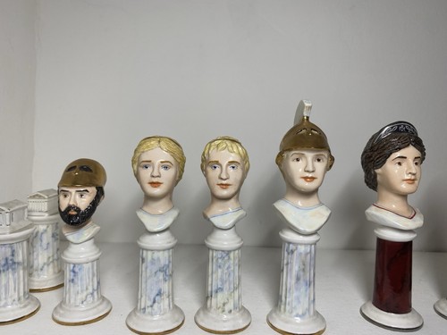 Vintage part chess set - part,